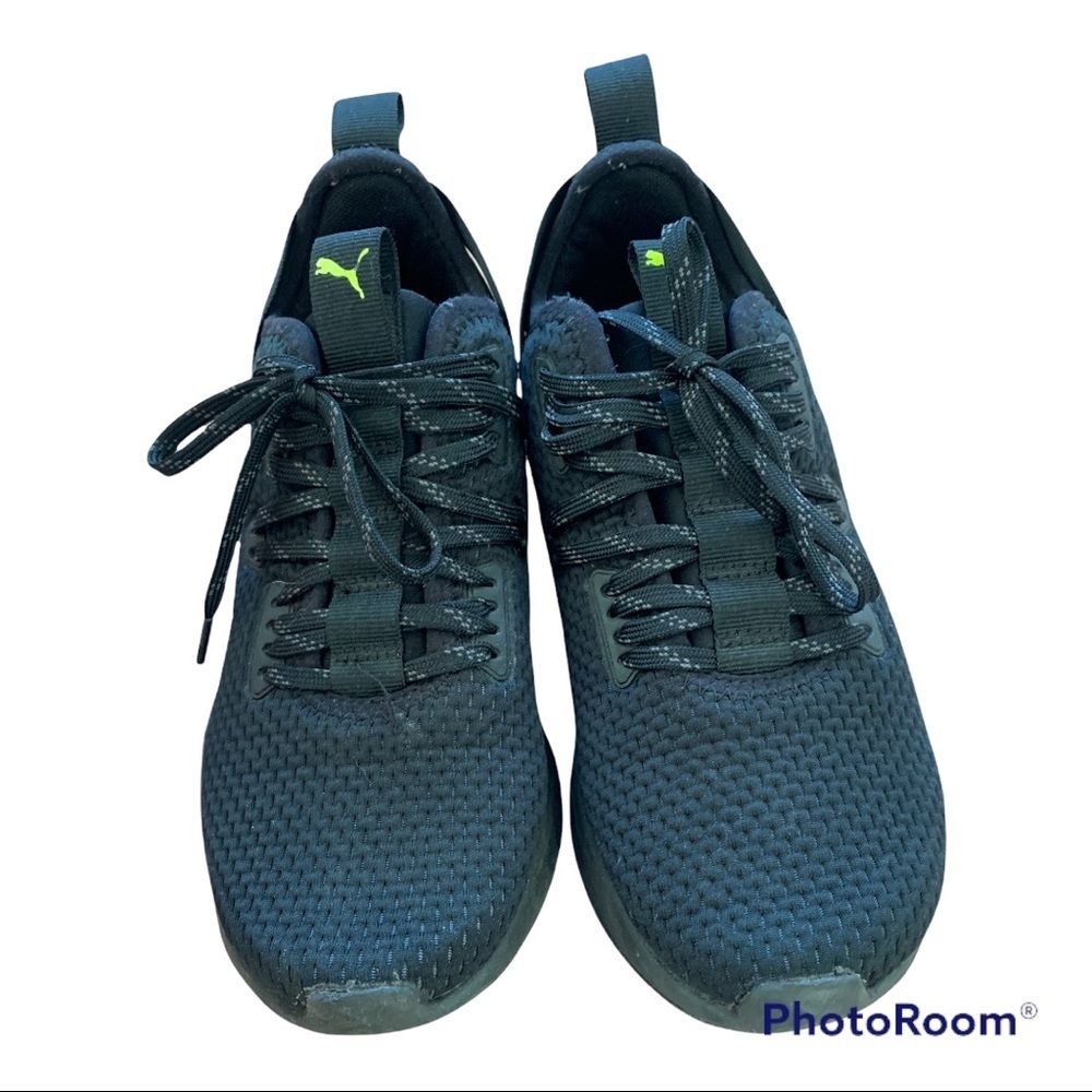 Puma boys throttle sneaker black